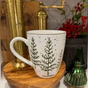 Potters Studio Embossed Holiday Christmas  Mug Cup